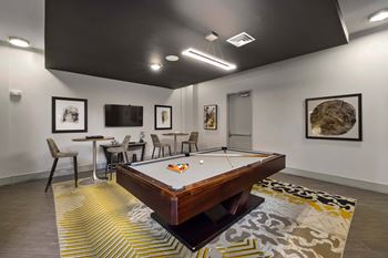 Billiards game room